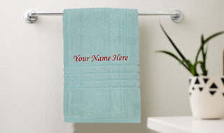 Stylish Cotton Bath Towel with Name.