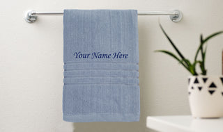 Stylish Cotton Bath Towel with Name.