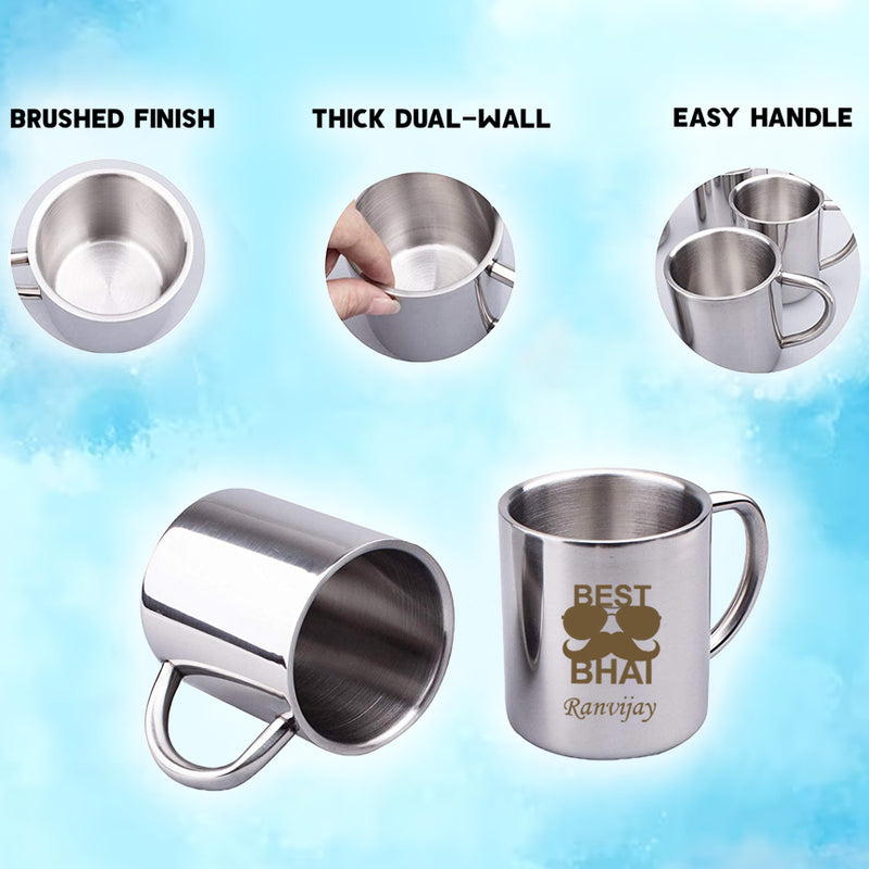 Stainless Steel Coffee Mug.