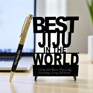 Personalized Pen with Best Jiju Acrylic Stand.