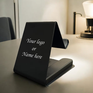 Customized Mobile Stand with Name or Company Logo Engraved.