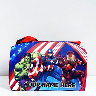 Kid's Travel Duffle Bag with Name Printed - Duffle Bag for Kids