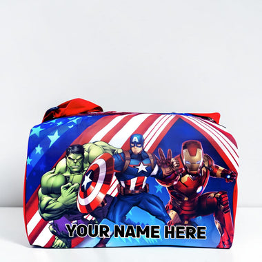 Kid's Travel Duffle Bag with Name Printed - Duffle Bag for Kids