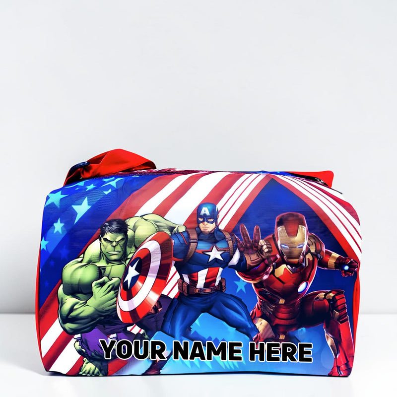 Kid's Travel Duffle Bag with Name Printed - Duffle Bag for Kids