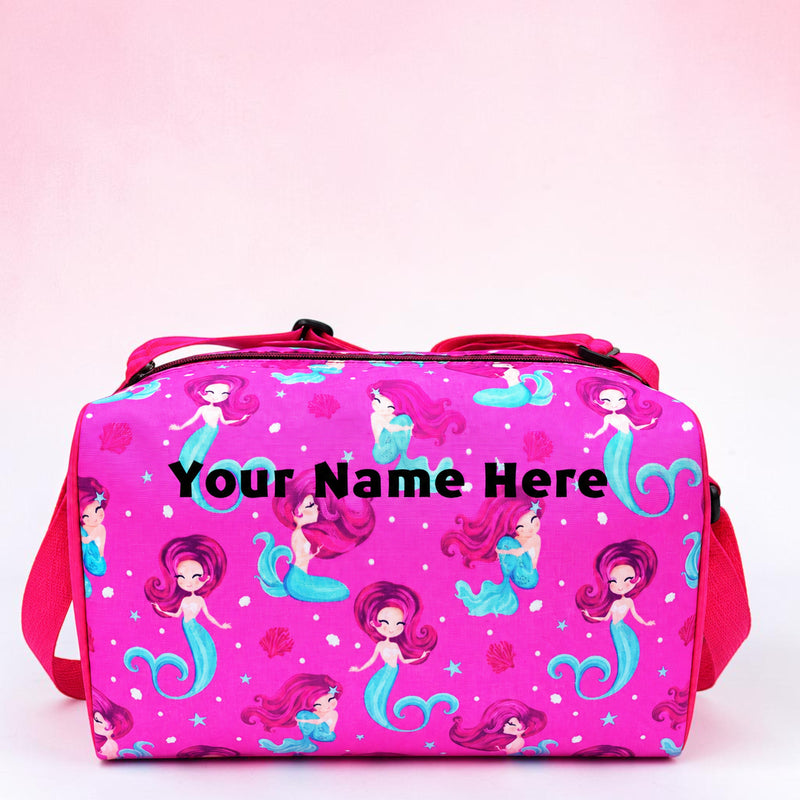 Kid's Travel Duffle Bag with Name Printed - Duffle Bag for Kids