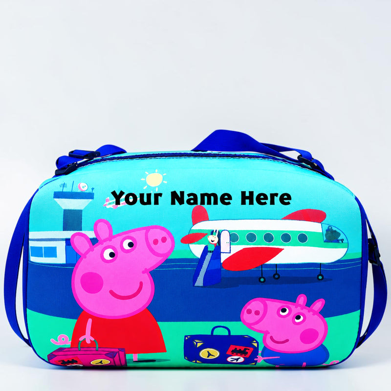 Kid's Travel Duffle Bag with Name Printed - Duffle Bag for Kids