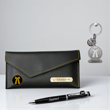 Personalized Advocate Combo-Advocate Key-Chain with Charm, Advocate Pen , and Clutch with Name & Adv. Charm.