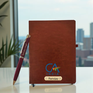 CA Gift Set: Pen & Diary with Name