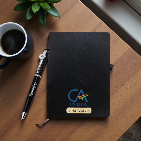 CA Gift Set: Pen & Diary with Name