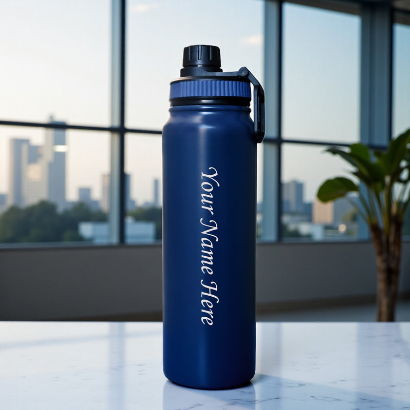 Customized Steel Water Bottle 800 ml – Custom Name