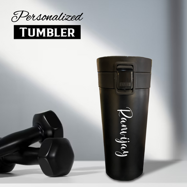 Personalized Insulated Travel Mug with Your Name Engraved.