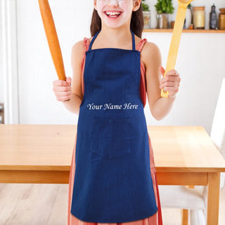 Personalized Kids Chef Apron With Name/Quote/Wishes/Message Printed.