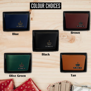 Personalized Premium Leather Men's Wallet.