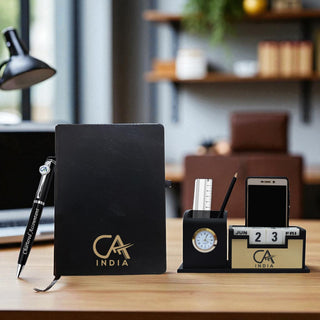 CA Gift Set – Pen Stand, Pen & Diary with CA Logo
