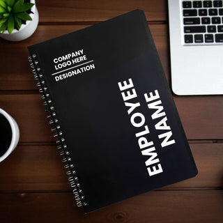 Spiral Diary A5 – Custom Notebook with Employee Name & Company Logo