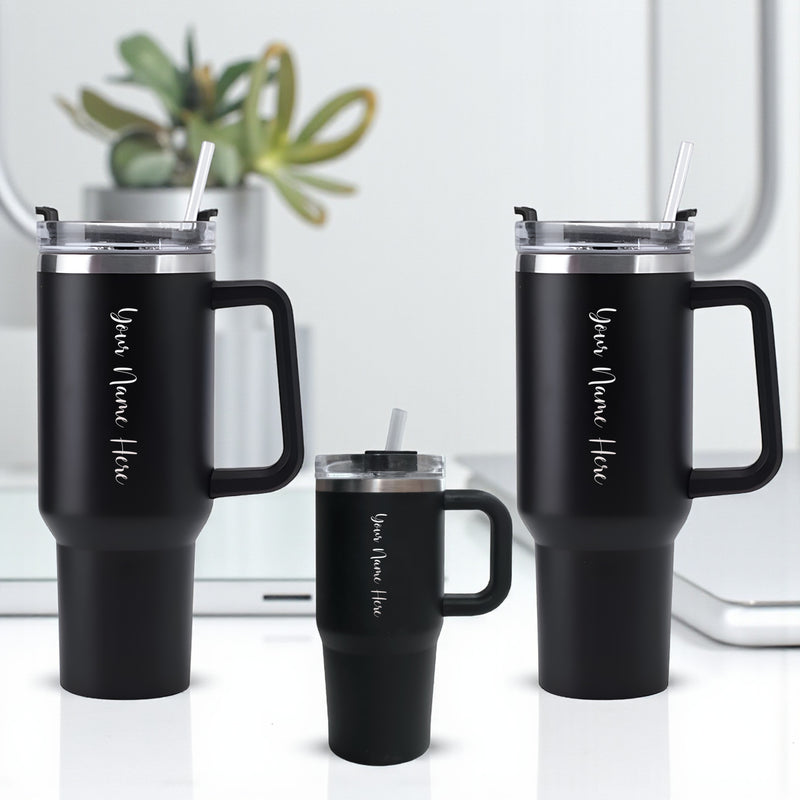 Custom Name Engraved –Family Tumbler Set | Trio Gift Set