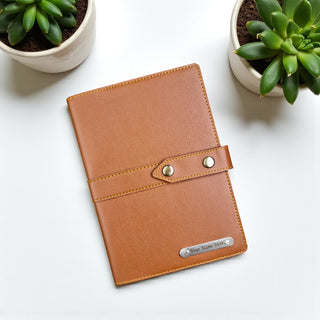 Customized Premium A5 Leather Notebook.
