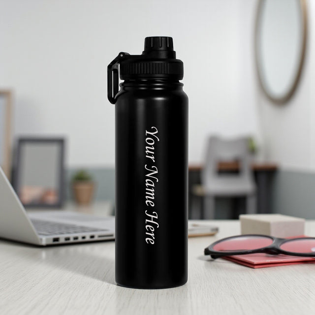Customized Steel Water Bottle 800 ml – Custom Name