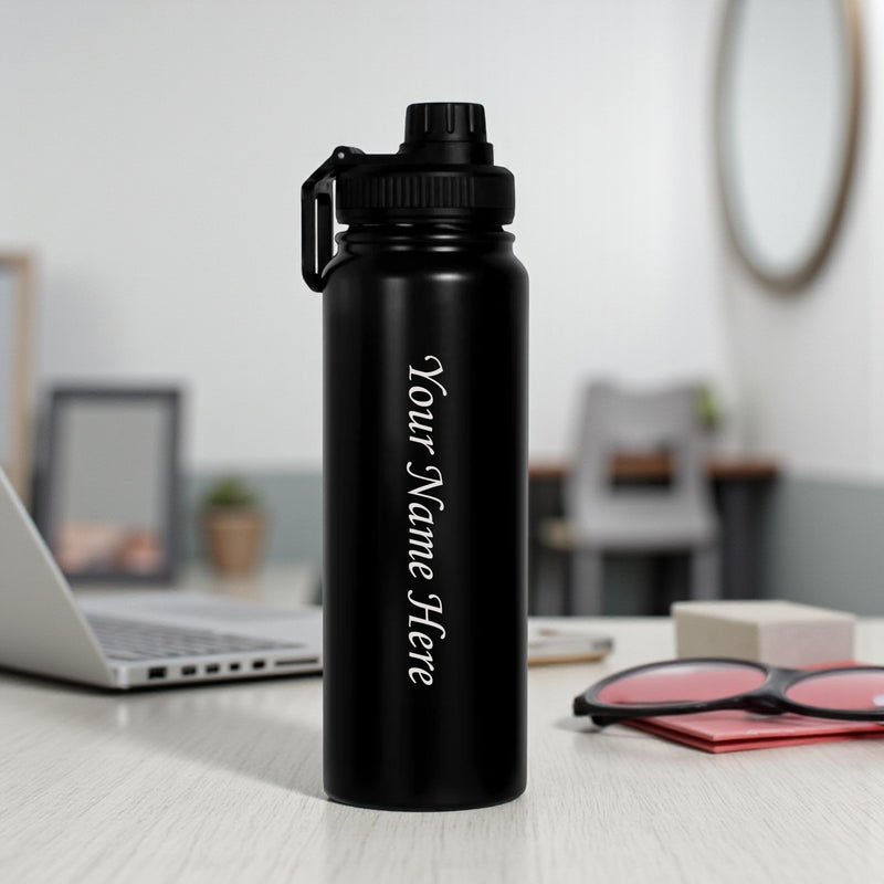 Customized Steel Water Bottle 800 ml – Custom Name
