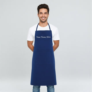 Personalized Unisex Chef Apron With Name/Quote/Wishes/Message Printed.