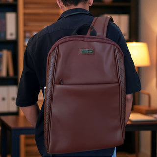 Premium Kenneth Cole Backpack Brown.