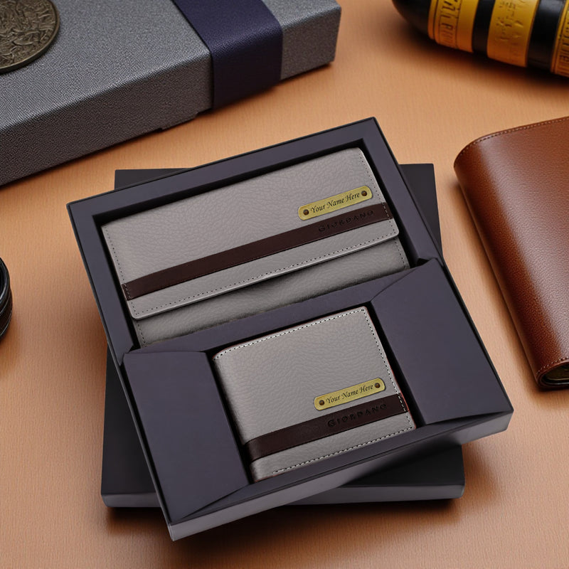Customized Giordano Premium Wallet Combo For (His & Hers)